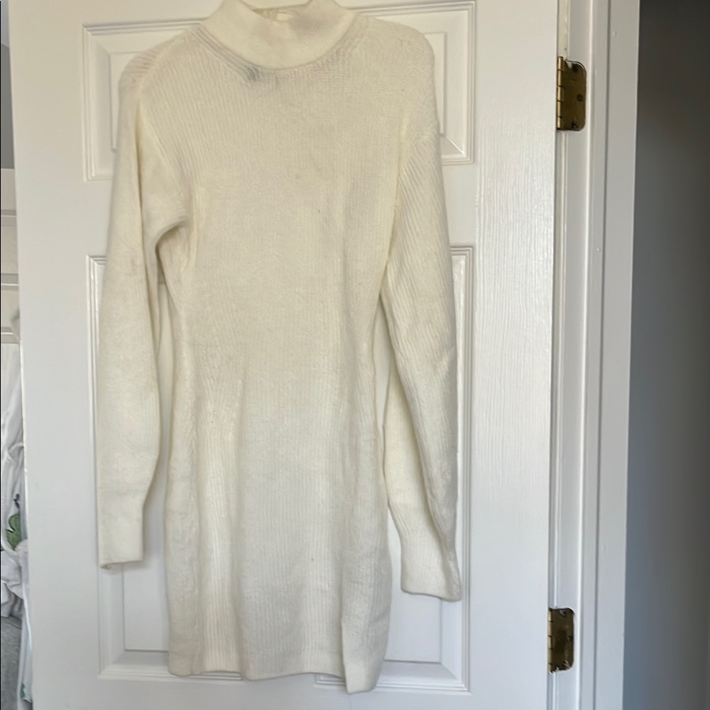 Cute long sleeved sweater dress